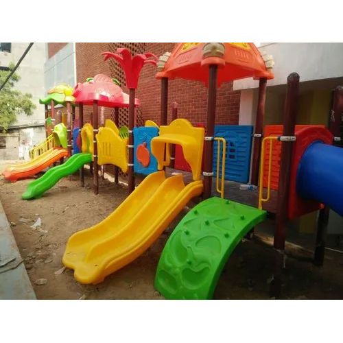 Outdoor Playground Frp Kids Multi Play Station System