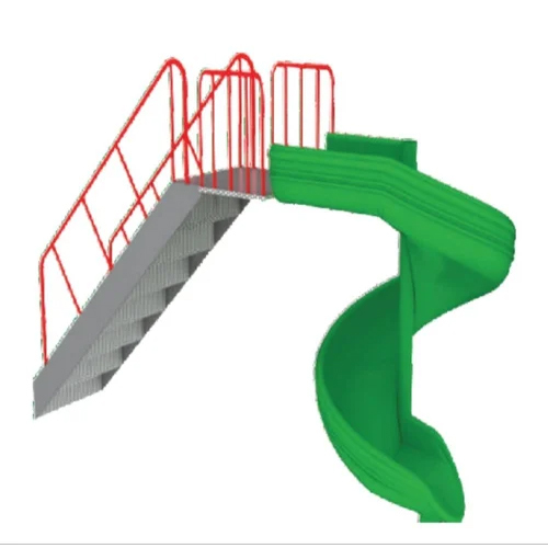 Playground Spiral Slide