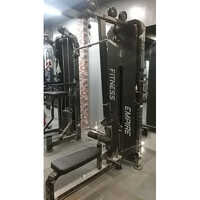 Mild Steel Lat Pull Down Gym Machine - Commercial Grade, Manual Operation For Muscle Toning | Easy To Use & Maintain, Durable Design