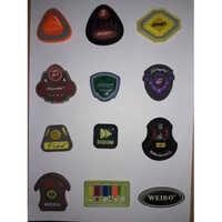 Rubber Badges - 3, 5, 8, 10 Inches | Printed Pattern, Versatile Badge Type