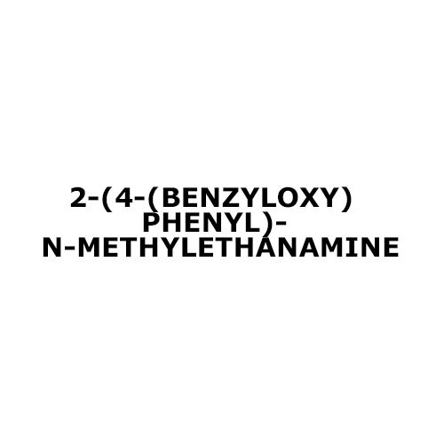 2-(4-(Benzyloxy)Phenyl) N Methylethanamine Cas No: 38961-21-6