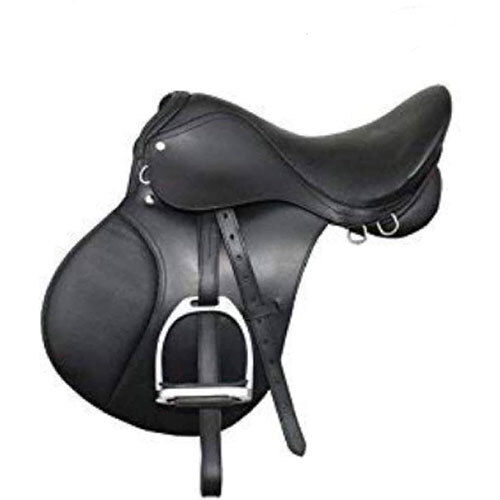 JUMPING SADDLES IN BEST INDIAN LEATHER. SOFTY LEATHER COVERED KNEE PAD