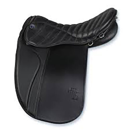 Ribbed seat horse saddle