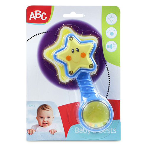 ABC Star Rattle with Light