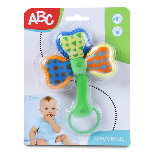 Abc Twist & Rattle Teether - Color: Multi