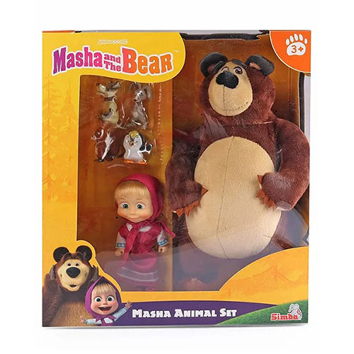 Masha Animal Set Toys - Age Group: Under 12 Months