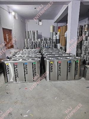 4 comparment dustbin