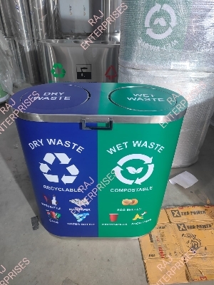 Stainless Steel duo  Dustbin