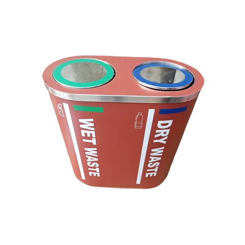 Stainless Steel Duo Dustbin (120 litre)