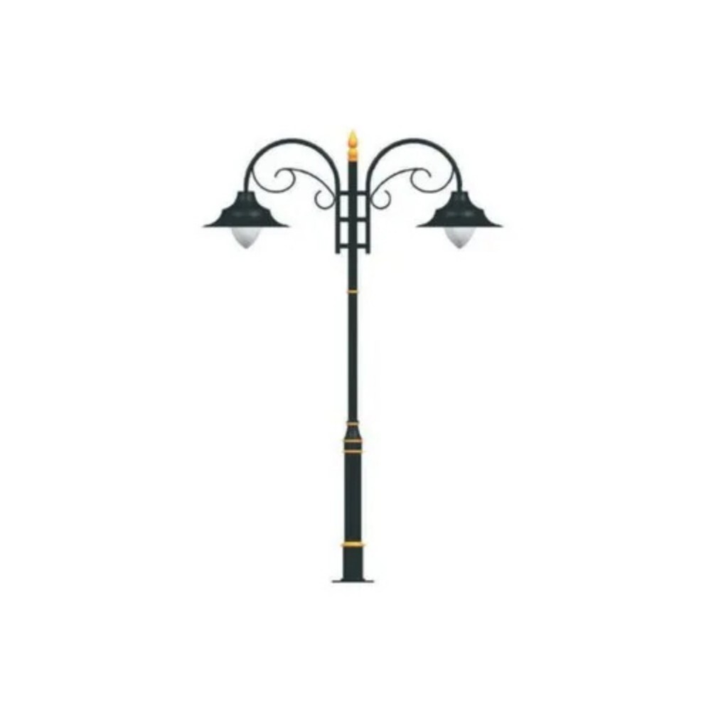 Gi Tubular Street Light Pole - Length: 9 Meter (M)