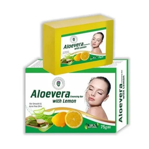 Yellow Aloe Vera Cleansing Bar With Lemon