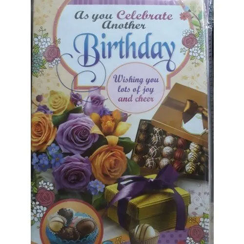 Glossy Designer Birthday Greeting Card