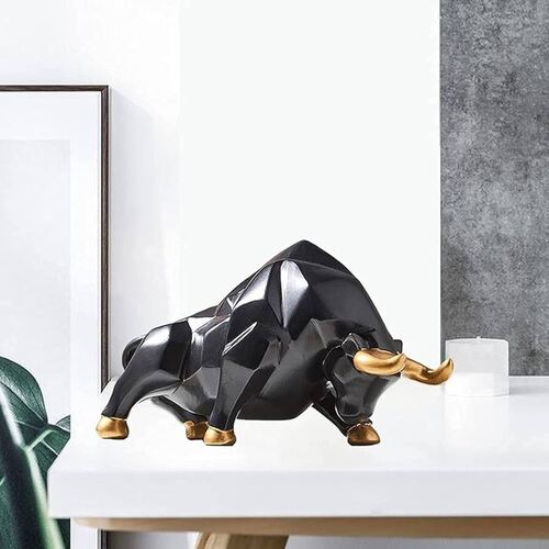 Stock Marble bull statue