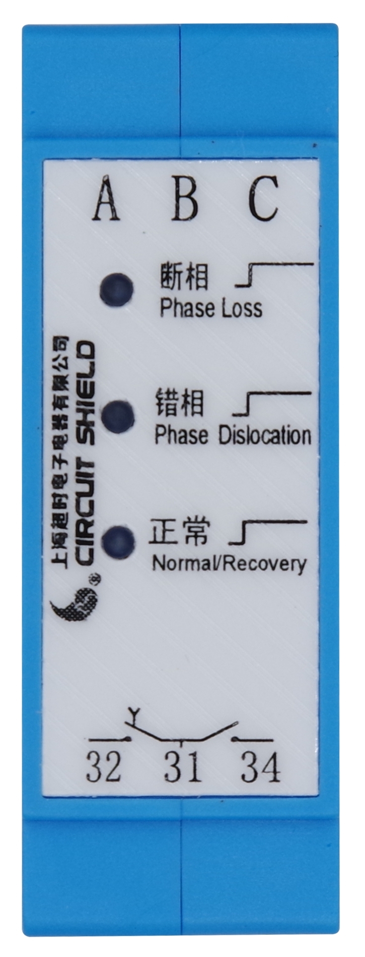 ABJ2-02WJ/K/L + 12WJ/K/L Phase Sequence Protector for Tripping Circuit Breakers/Tripping Leakage Protectors