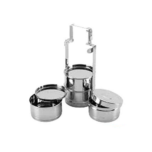 Silver Bombay Tiffin With Plates