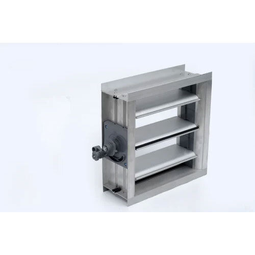 Grey Industrial Volume Control Dampers