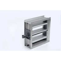 Grey Industrial Volume Control Dampers