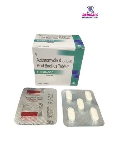 Azithromycin 500mg Lactic Acid Tablet