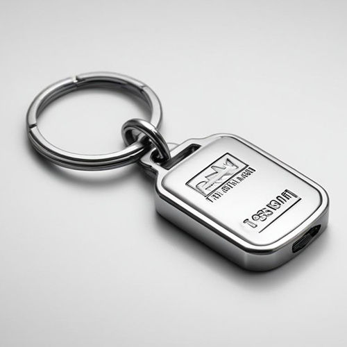 Silver Metal Keychain