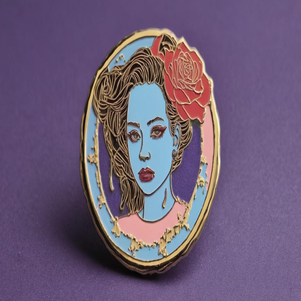 Personalized Enamel Pin - Color: Multicolor