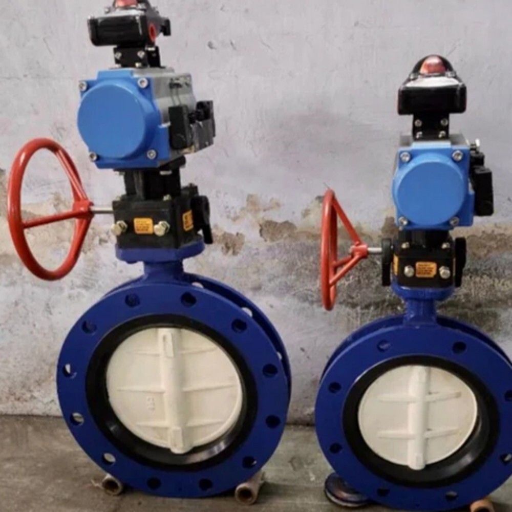 Double Flanged Butterfly Valve - Stainless Steel, 25mm to 2000mm Size Range | High-Pressure Industrial Water Applications, Manual Operation, Leak-Proof Design