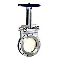 Industrial Knife Edge Gate Valves - Material: Stainless Steel