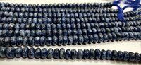 Natural Sodalite Rondelle Plain 8mm Beads Sold Per Strand 8 Inches Long