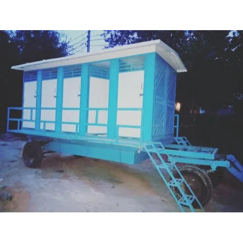 Trolley Mounted Mobile Toilet