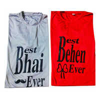 Mens Raksha Bandhan Print T-Shirt