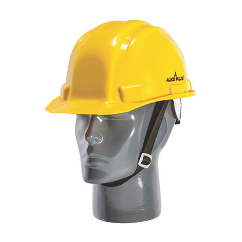 Construction Safety Helmet - High-Quality Plastic, Open Face Design | Bright Yellow Color, Lightweight Comfort, Impact Resistant, Extended Wear Warranty