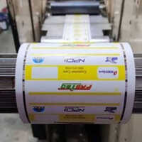 Chrome Printed Label