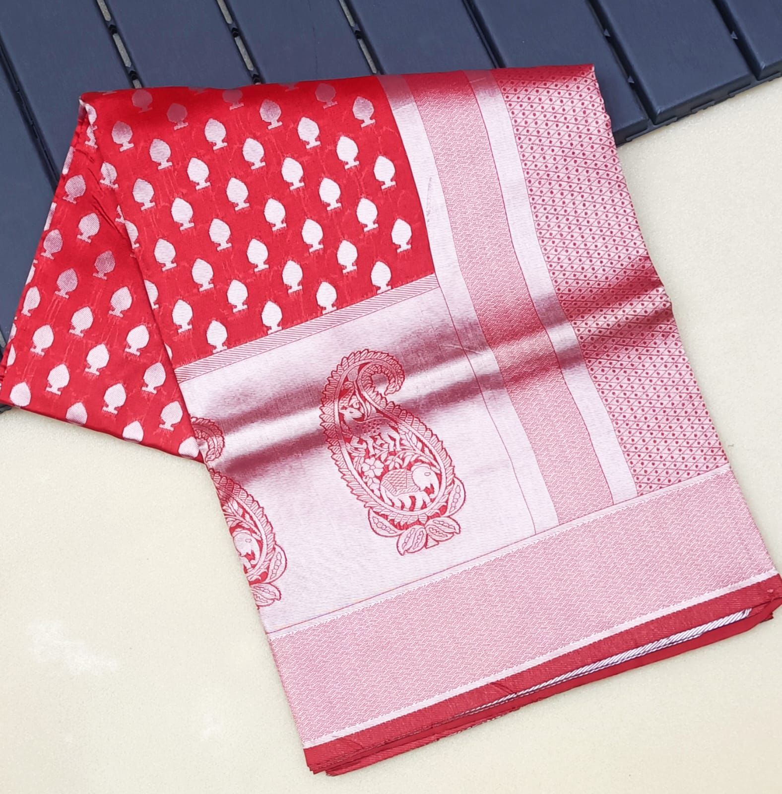 Soft Lichi Silk Saree