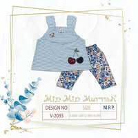 Baby Clothes - Cotton, Customized Sizes | Quick Dry, Washable, Trendy Design with Elegant Embroidered Pattern for Summer Wear