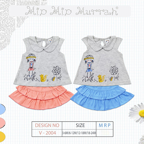Skirt Top - Cotton, Customized Sizes | Trendy Embroidered Pattern, Quick-Dry Feature, Perfect for Summer Activities and Dressy Occasions