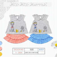 Skirt Top - Cotton, Customized Sizes | Trendy Embroidered Pattern, Quick-Dry Feature, Perfect for Summer Activities and Dressy Occasions