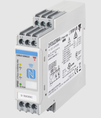 DPD02DM44B 3-Phase Star-Delta Multifunction Monitor Relay,