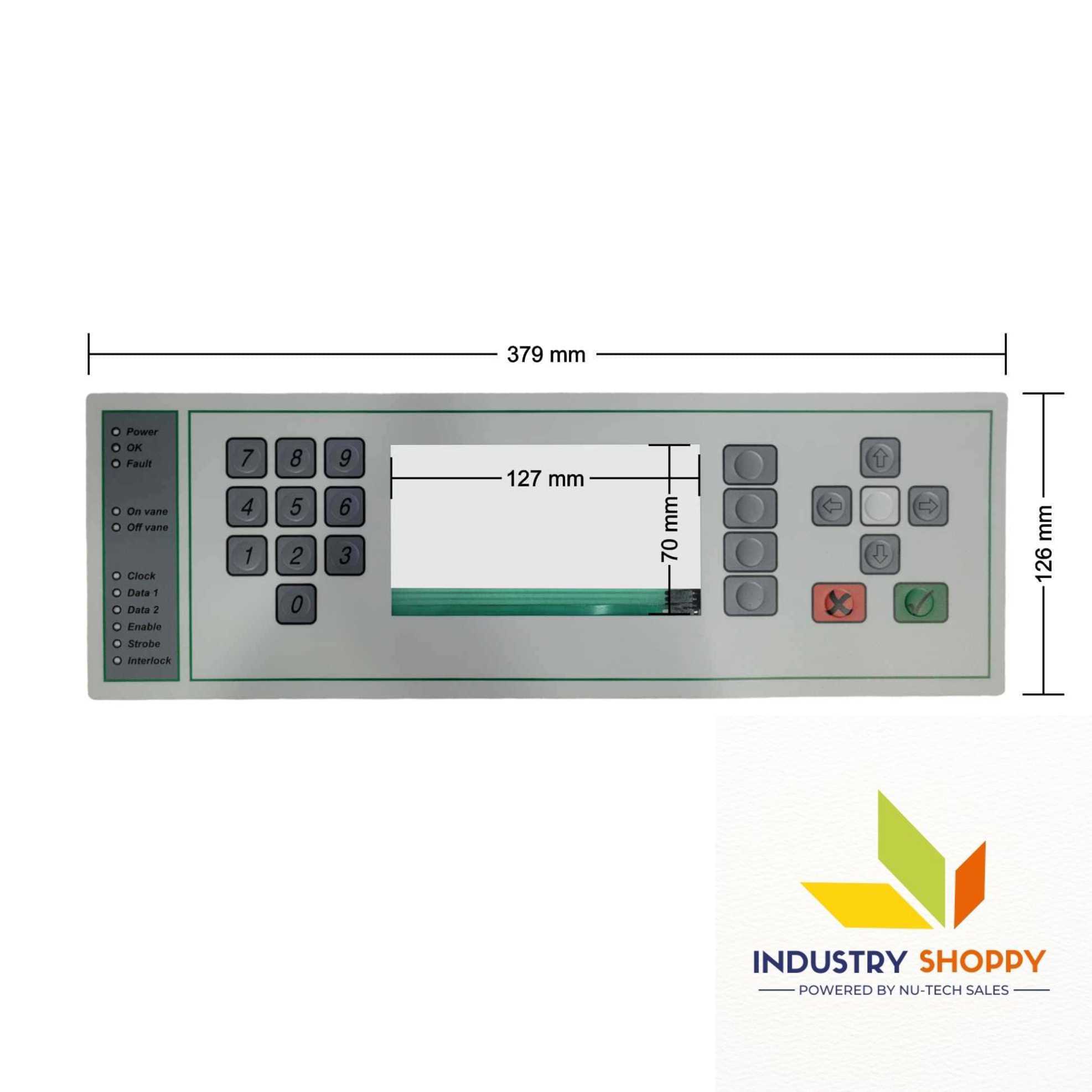 Keypad for Bonas-250 Jacquard Controller