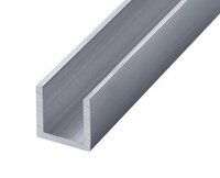Aluminium U Profile - Color: Silver