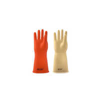 Uisp 11805 Pure Latex Heavy Duty Post Mortem Gloves - Fabric Type: Rubber