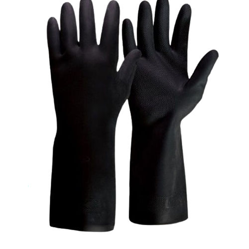 Plain Uisp 11809 Heavy Weight Industrial Latex Neoprene Gloves