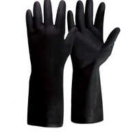 Uisp 11809 Heavy Weight Industrial Latex Neoprene Gloves - Pattern: Plain