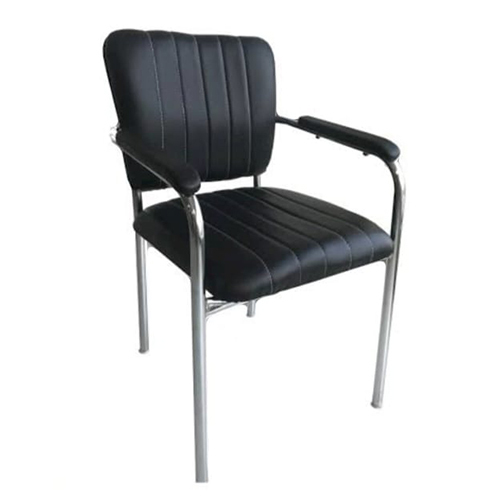 Black office chair Visitor  Chair
