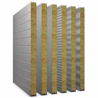 Color Coated Polyurethane Sandwich Wall Panel Size: Standard