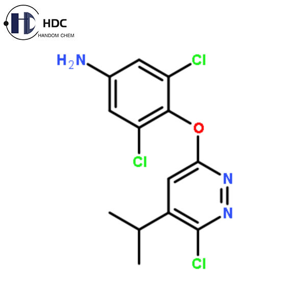 Resmetirom intermediate 3,5-Dichloro-4-((6-Chloro-5-Isopropylpyridazin-3-Yl)Oxy)Aniline