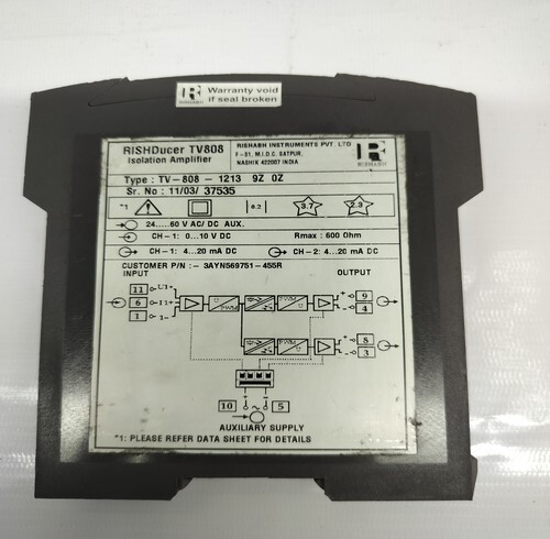 RISHABH TV-808-1213 9Z 0Z ISOLATION AMPLIFIER