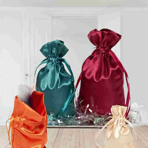 Multi Colour Multicolor Satin Bags