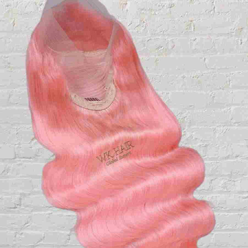 Pink Curly Wigs