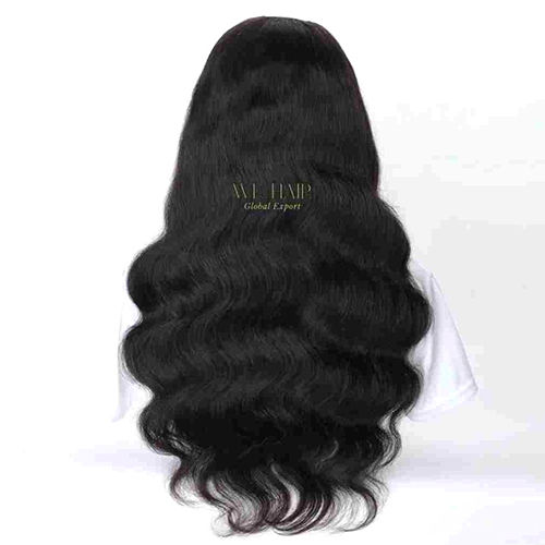 Synthetic Hair U-Part Wigs Black Wigs