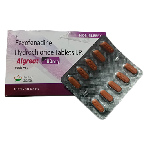 180 Mg Fexofenadine Hydrochloride Tablets Ip General Medicines