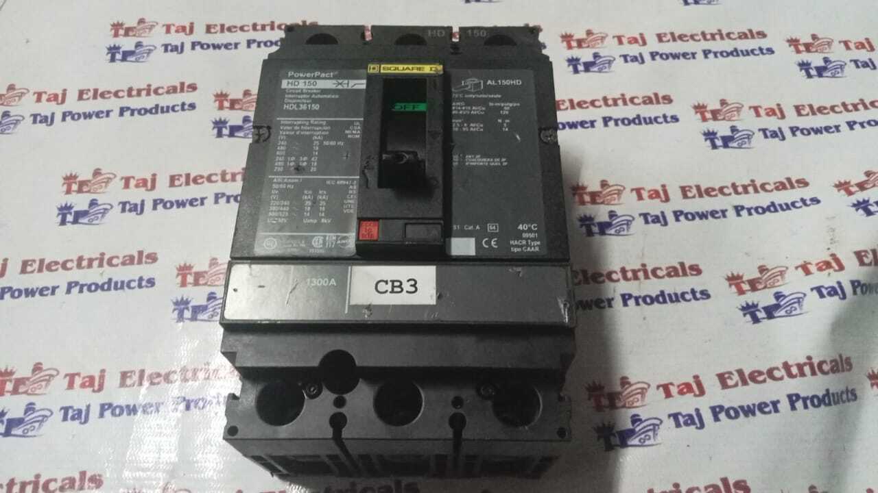 SQUARE D HD150 (HDL36150) 150A CIRCUIT BREAKER